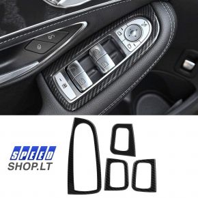 Mercedes Benz W205/X253 C GLC Carbon mygtukų apdaila